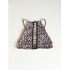 Acacia Malibu Snow Leopard Bikini Top